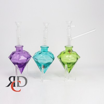 WATER PIPE DIAMOND SHAPE WITH STAND WP1053 1CT